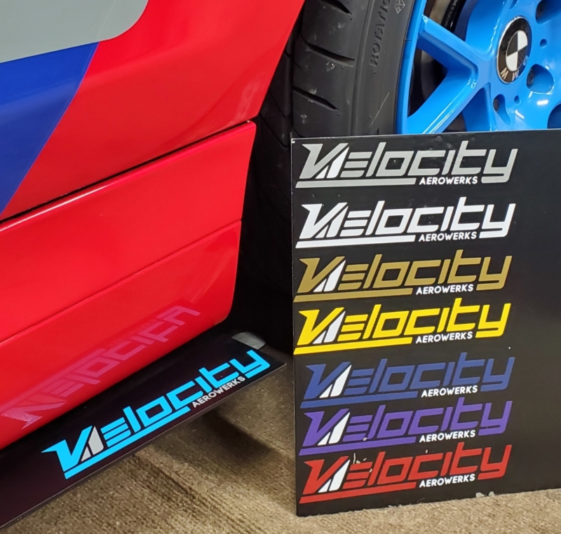 Velocity Logo Stickers