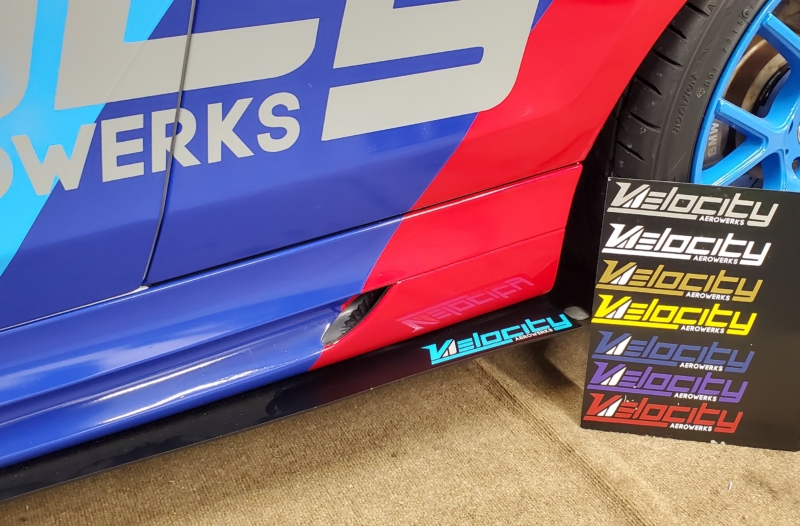 Velocity Logo Stickers - Image 2
